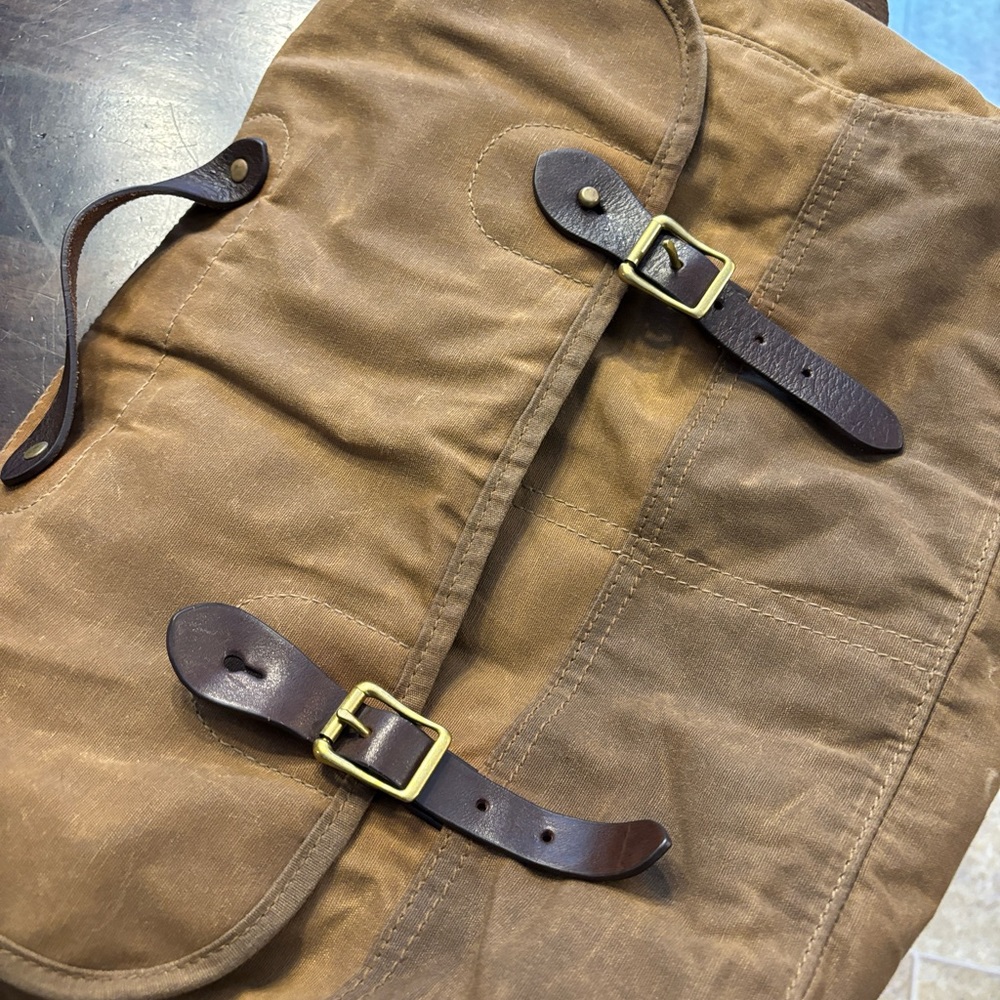 Jcrew Abingdon messenger bag canvas and leather barely used like new